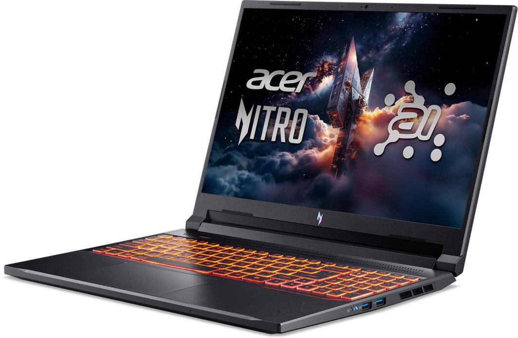 Laptop Acer Nitro V 16, 16", AMD Ryzen 7 260, 16GB DDR5, 1TB SSD, NVIDIA GeForce RTX 5070 8GB GDDR7, i zi