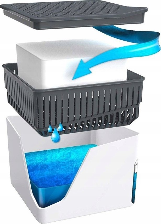 Надополна за апсорбер на влага Wenko Cube, 1000 g, мирис на портокал