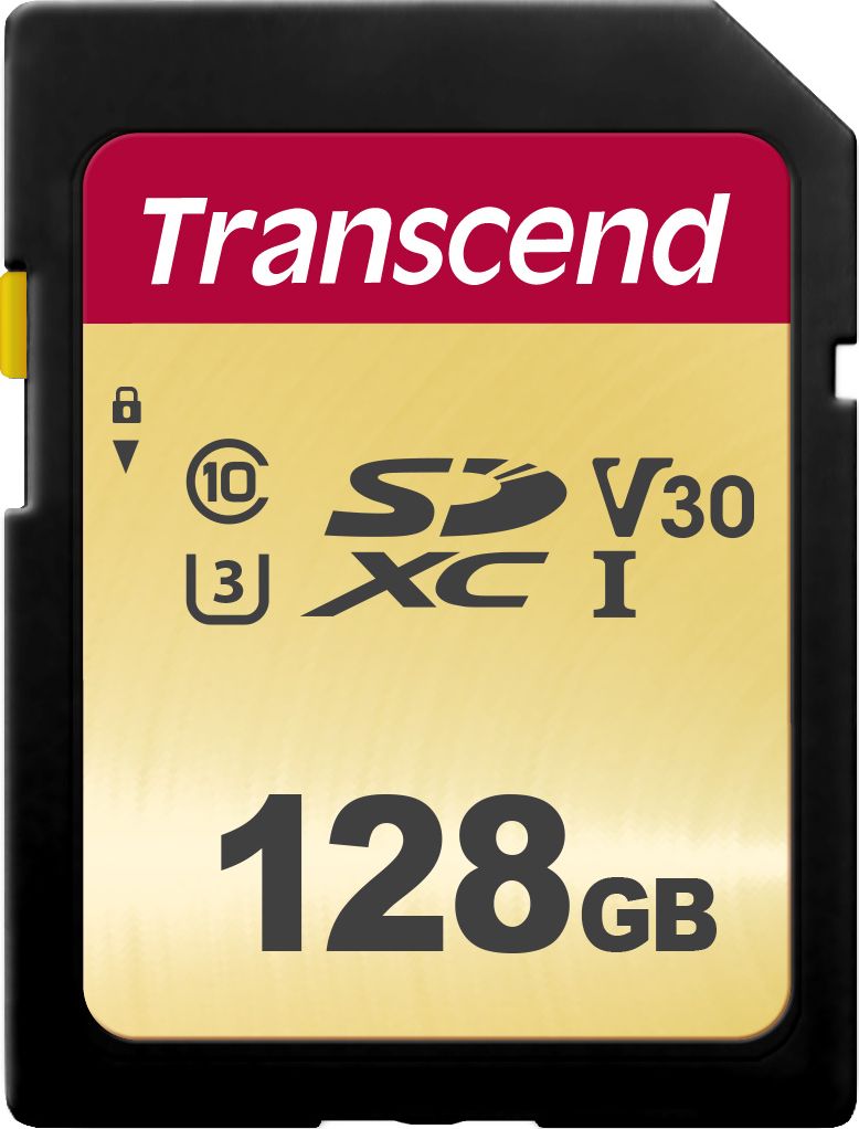 Kartë memorie Transcend SDXC 500S, 128GB, UHS I U3