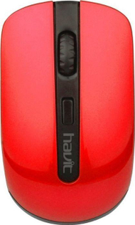 Maus Havit MS989GT, wireless, USB, i zi dhe i kuq