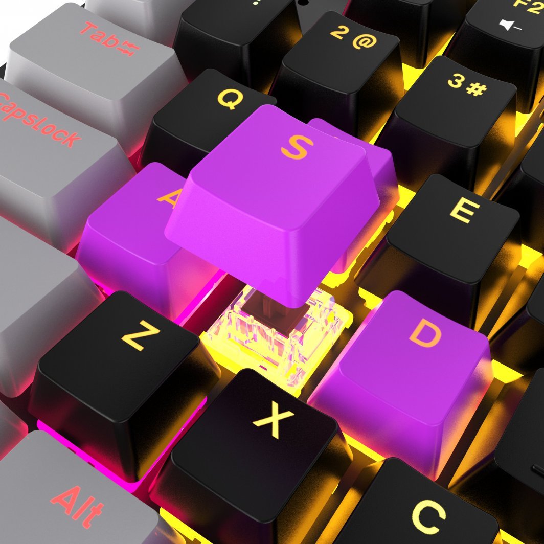 Tastierë PREYON Long Scratch Brown, e zezë