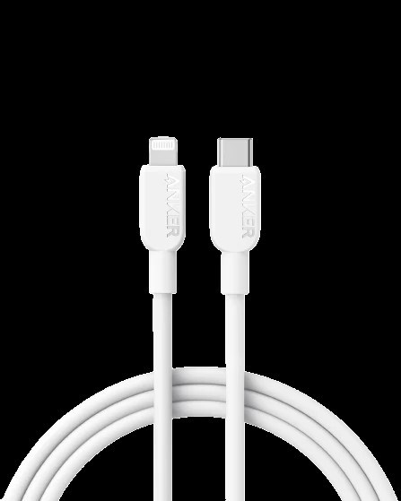 Kabllo Anker USB-C në USB-C, 240W, 0.9m, e bardhë