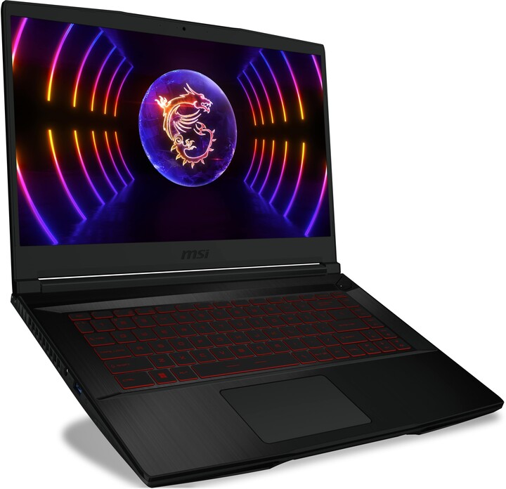 Лаптоп MSI Thin GF63 12VF-453XCZ Intel Core i5-12450H, 16GB DDR4, 512GB SSD, NVIDIA GeForce RTX 4060 8GB GDDR6, црн