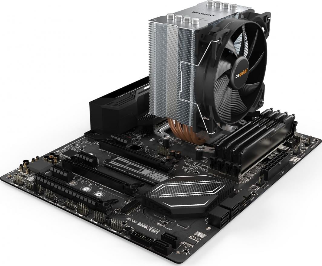 Ftohës Be quiet! Pure Rock 2 (BK006), i argjendtë