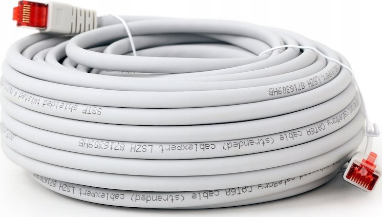 Kabllo GEMBIRD Patchcord, Cat.6A, SFTP, LSZH, 40m, e hirtë
