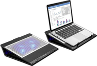 Ладилник за лаптоп Tracer Officer TRASTA46890, 17\", 2 вентилатори, сино ЛЕД