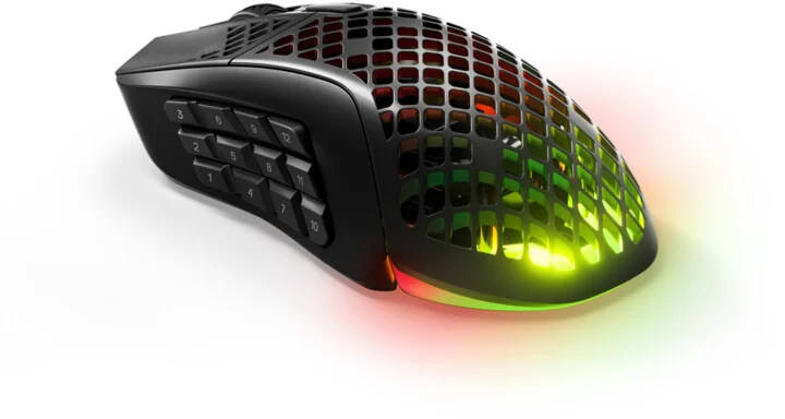 Maus SteelSeries Aerox 9, pa kabllo, i zi