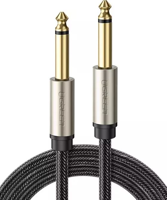 Kabllo Ugreen Jack 6.3mm - Jack 6.3mm, 2m, e hirtë