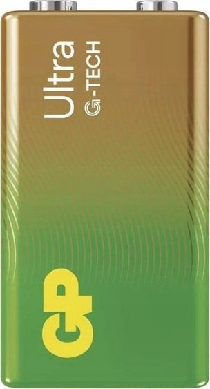 Батерија 9V GP Ultra Alkaline GPPVA9VAU143, PP3, поединечна