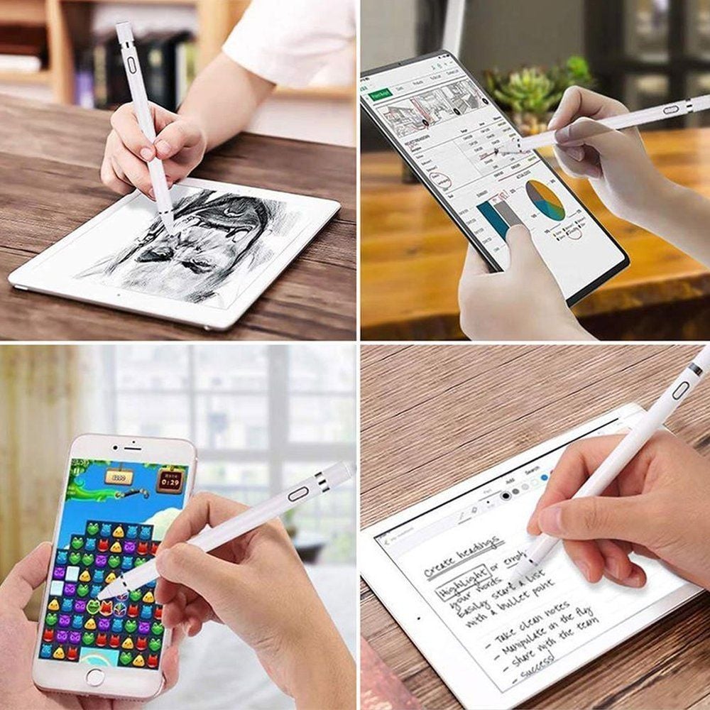 Stilus aktiv Strado ASP01, për ekran me prekje, i bardhë