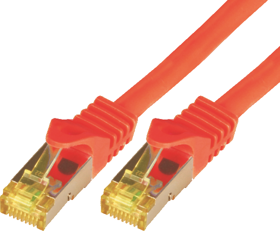 Kabllo rrjeti Mcab Patchcord, Cat7, S-FTP, PIMF, LSZH, 2m, e kuqe
