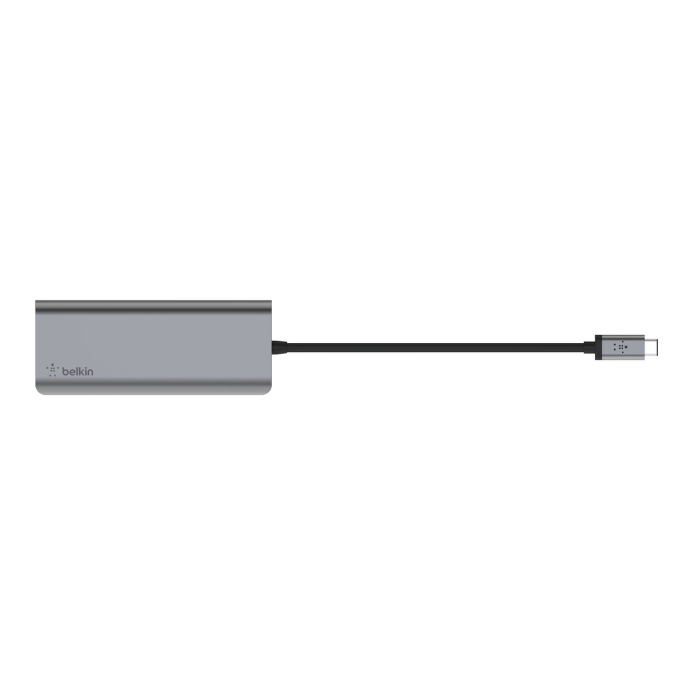 Përshtatës Belkin Multiport 6-in-1, i hirtë