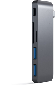 USB Hub Satechi USB-C Passthrough, i hirtë