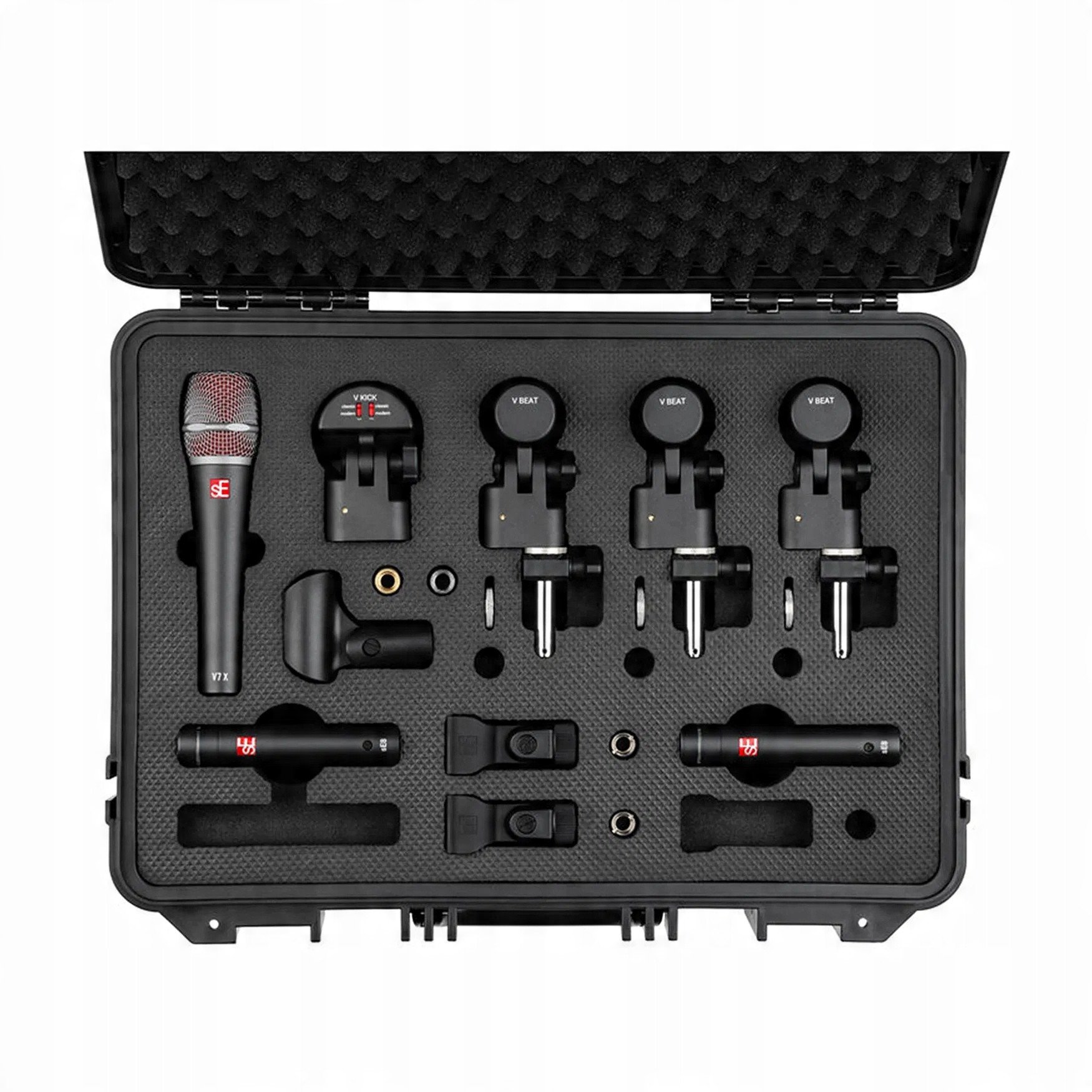 Paketë mikrofonash për daulle SE Electronics V PACK ARENA, set profesional, për skenë dhe studio