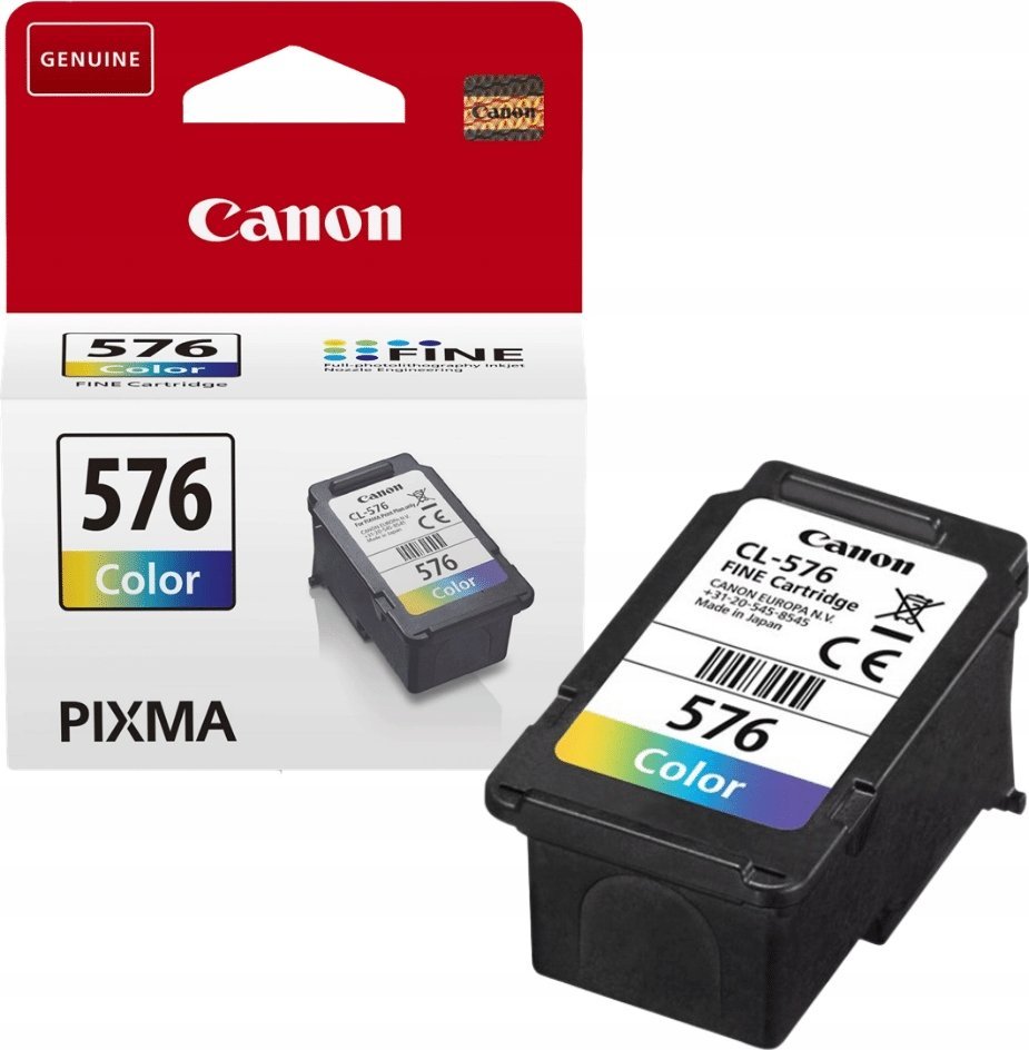 Patronë boje Canon CL-576 Tri Colour, origjinale, me ngjyra