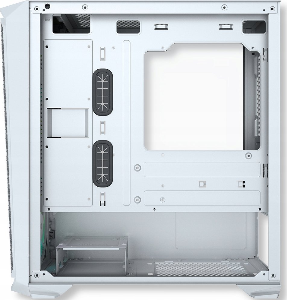 Куќиште PC AQIRYS Wezen ARGB, Mini Tower mATX, калено стакло, бела боја