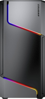 Kasë Cougar Cougar MX360 RGB Midi Towere zezë, Midi Tower