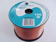 Kabllo për bokse Cabletech KAB0354, 2x0.50mm, 10m, transparente
