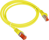 Kabllo rrjeti Alantec Patch-cord KKS6AZOL1.0, Cat.6A S/FTP, 1m, e verdhë