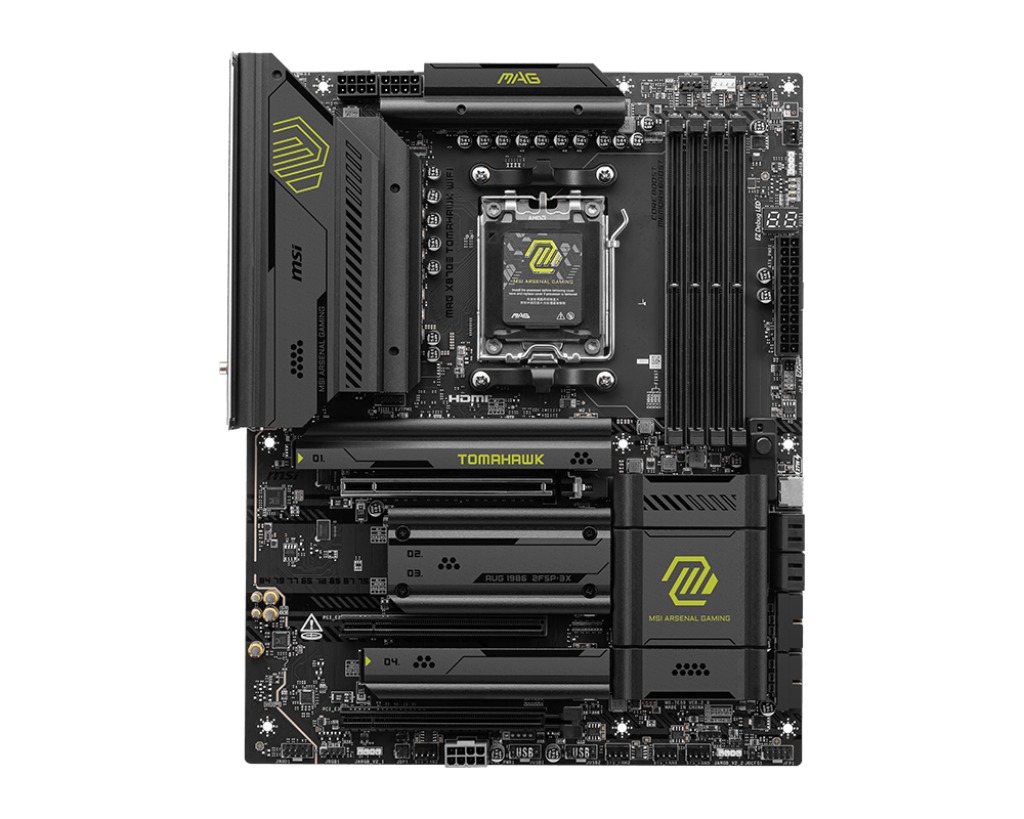 Pllakë amë MSI MAG X870E Tomahawk WiFi, AMD X870E, Socket AM5, ATX, e zezë