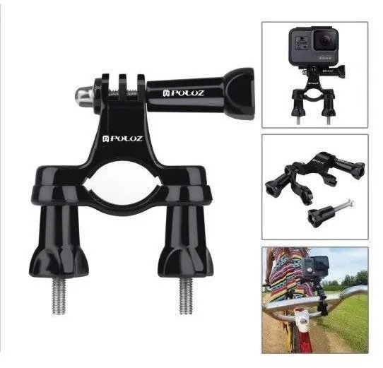 Set aksesorësh për kamera aksion PULUZ Combo Kit 53 në 1, universal, portokalli