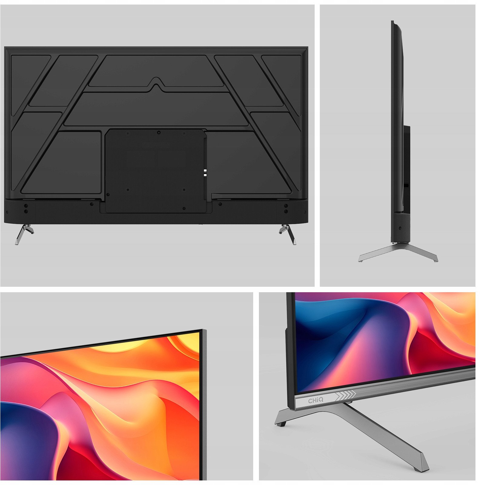 Televizor CHiQ U55QST, 55" QLED 4K, Google TV, i zi