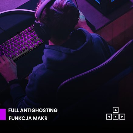 Tastierë Preyon Brown Blitz Claw Gateron Brown {PBRBC87B), e zezë