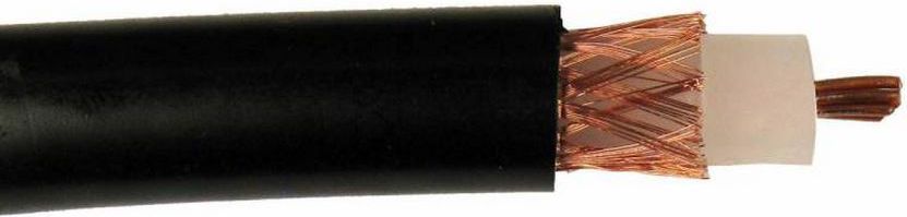 Kоаксијален кабел Cabletech H1000, 50 Ohm, 100m, црн