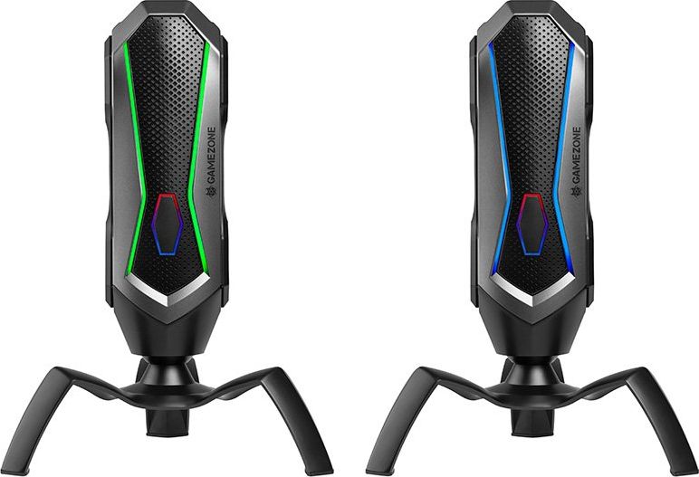 Mikrofon gaming Tracer SPIDER RGB TRAMIC46853, USB C, me ndriçim RGB, i zi