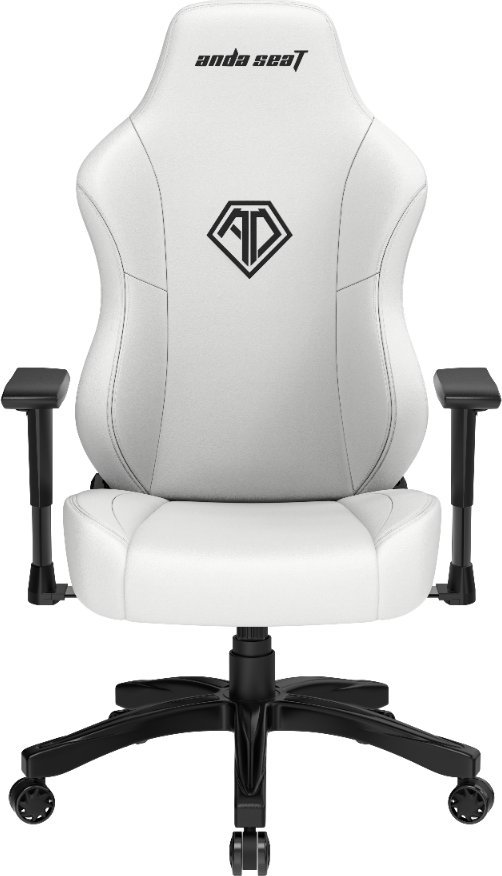 Гејминг столица AndaSeat Phantom 3 Premium, големина L, ПВЦ кожа, бела