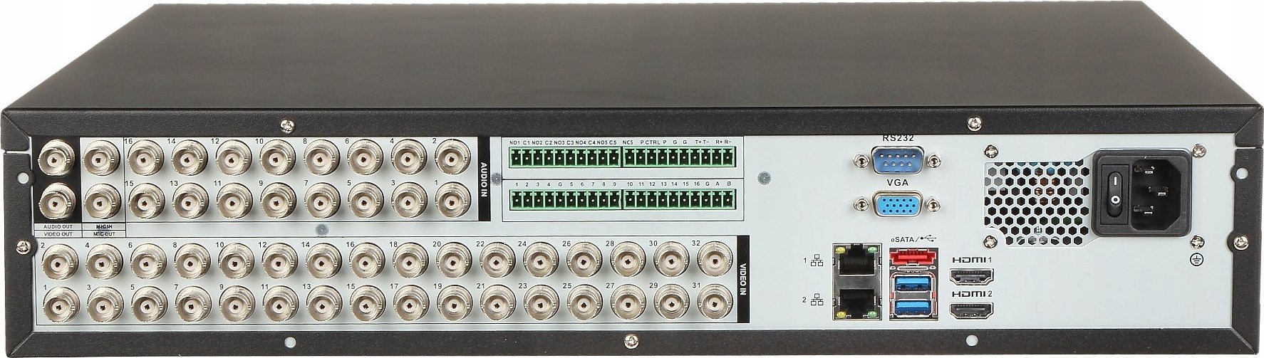 Video regjistrues Dahua XVR5832S-4KL-I3 WizSense, 32 kanale, 8 SATA 16TB, i zi