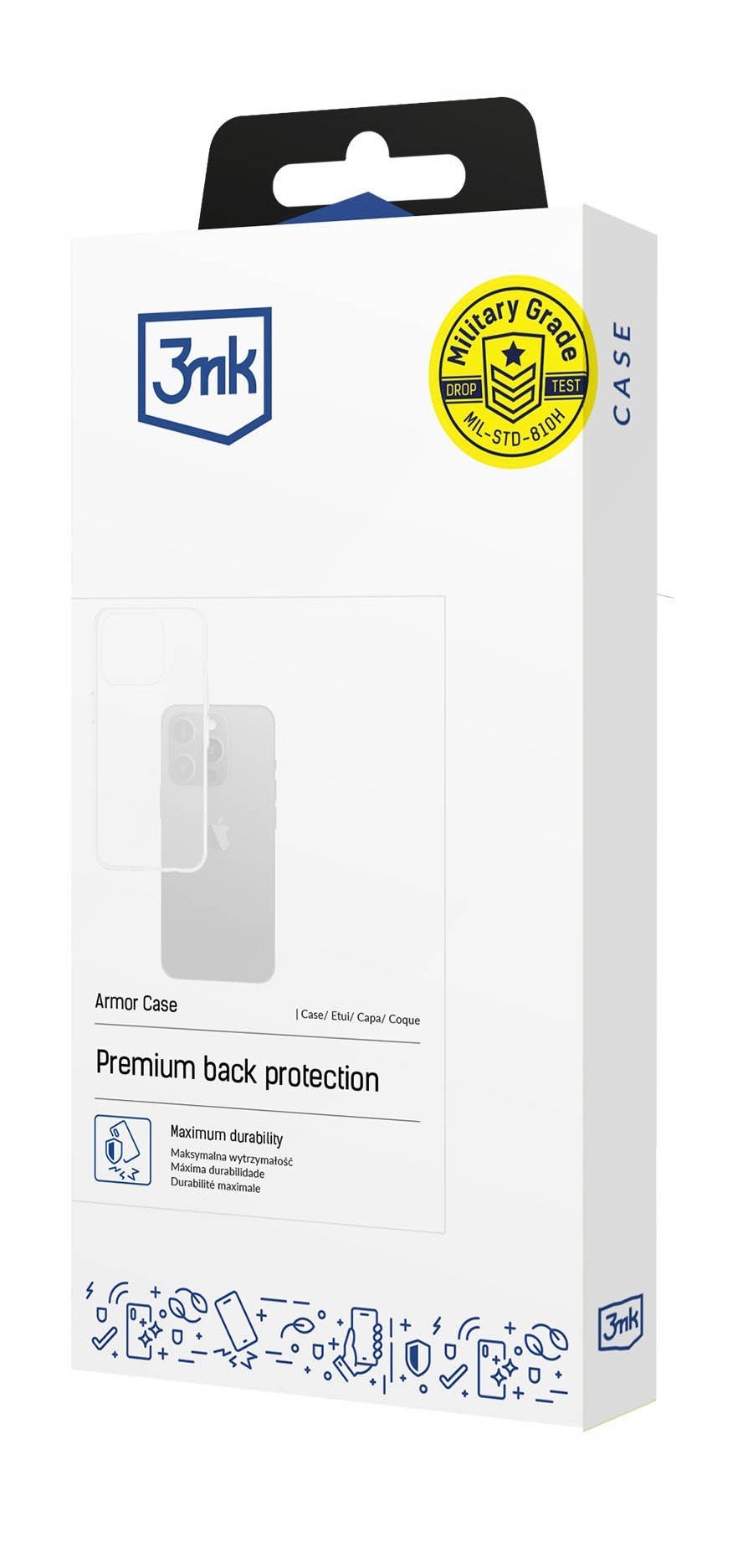 Заштита за телефон 3MK Armor Case за Google Pixel 10 Pro XL, транспарентна