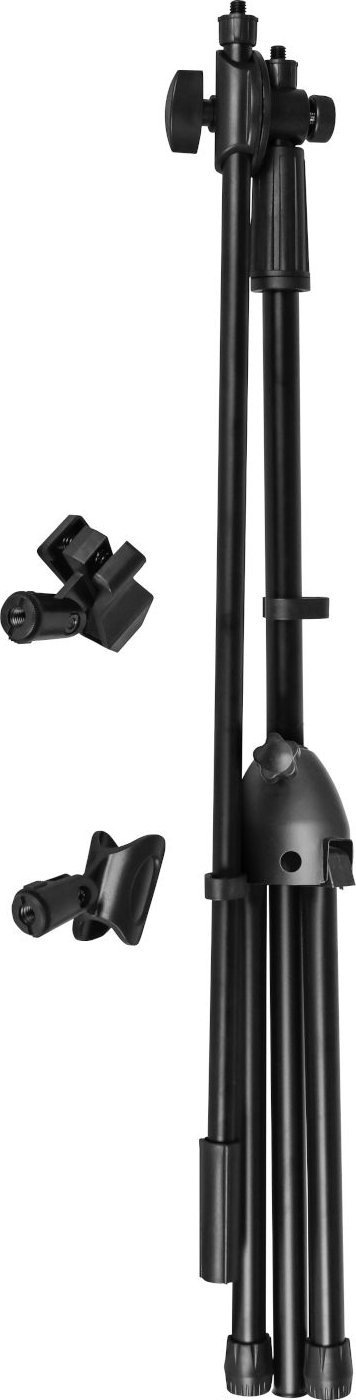 Stativ mikrofoni Mozos SM803 PRO, lartësi e rregullueshme 75 155 cm, kapacitet 1.5 kg, i zi