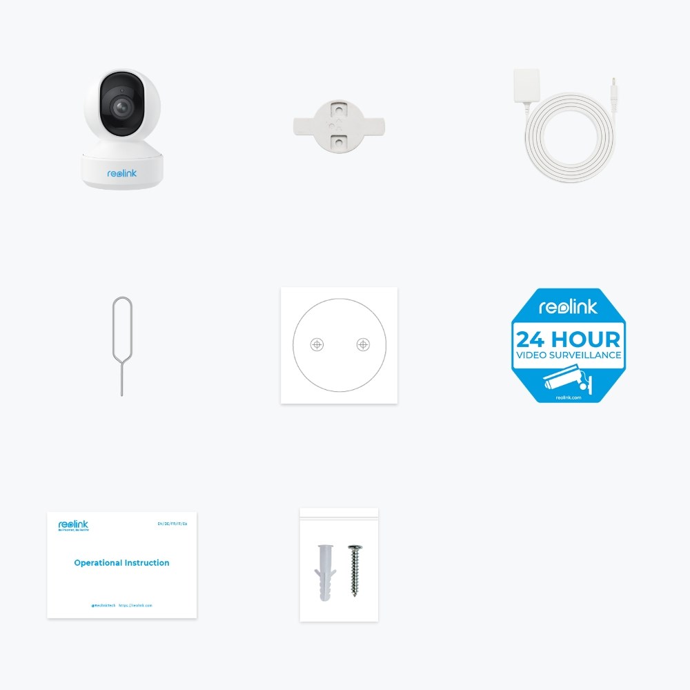 Kamerë sigurie Reolink E340, 5 MP, 2560x1920, e bardhë