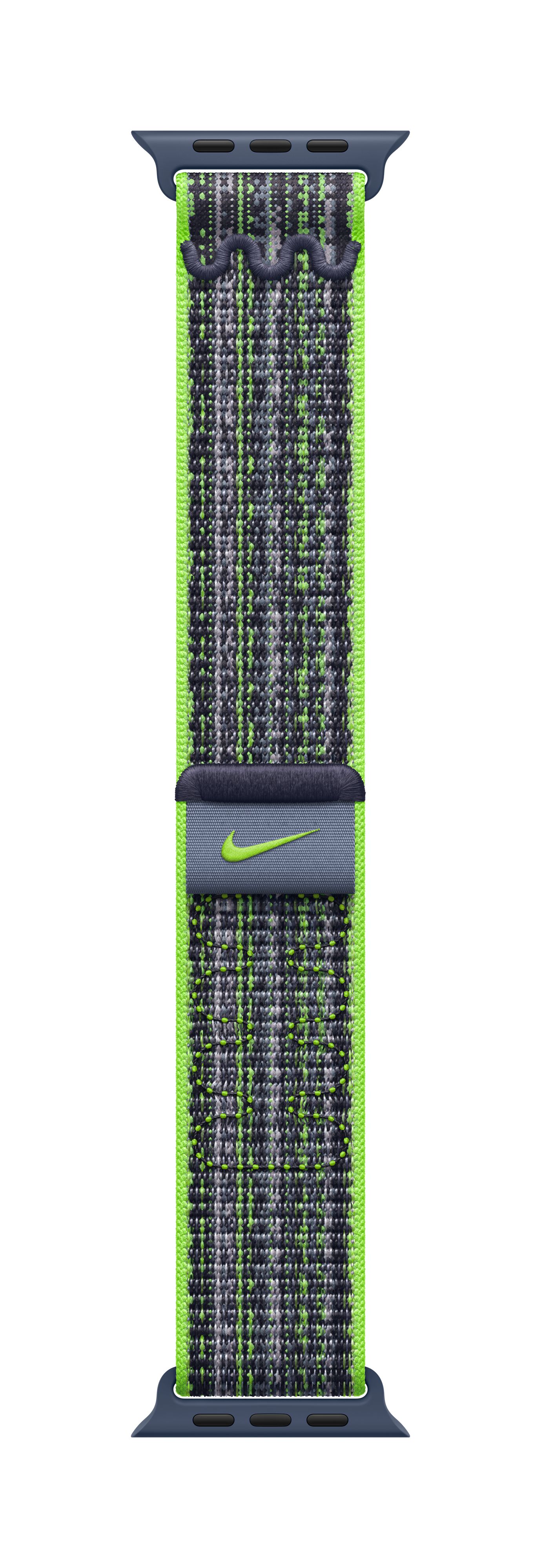 Apple Watch 41mm Nike Band, Bright Green/Blue Nike Sport Loop