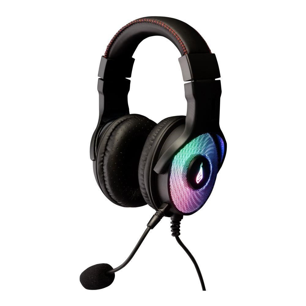 Kufje Harrier 7.1, RGB, USB, Gaming, të zeza