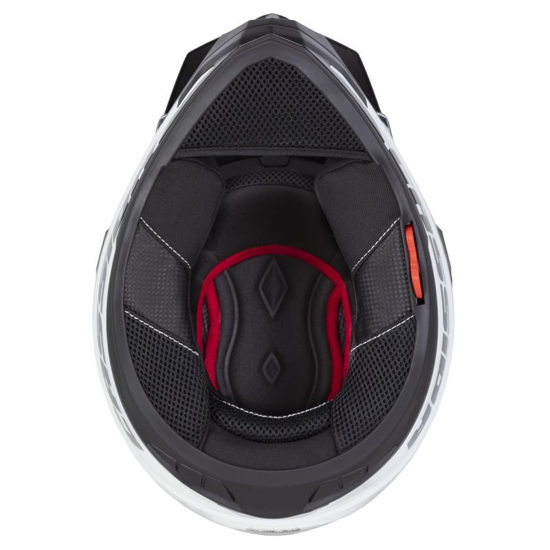 Мото шлем CASSIDA Tour 2.0 X-tra, големина M, мат бело-црвено-црна