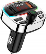 Трансмитер за автомобил Dudao R2Pro Plus, Блутут 5.3, PD 25W, црно-сребрен