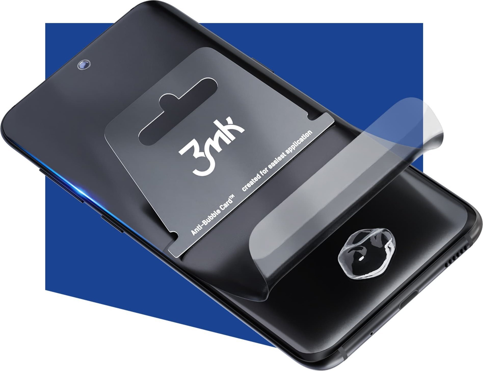 Folie mbrojtëse ekrani 3MK ARC+ OnePlus Nord CE 4, full screen, antimikrobiale, gri