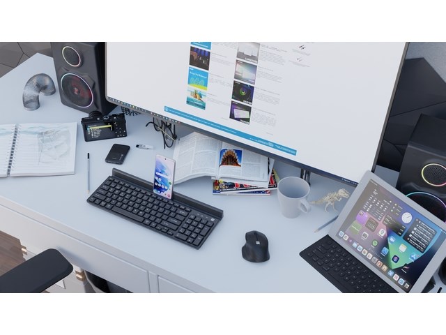 Tastierë universale Natec FELIMARE, Wireless, e zezë