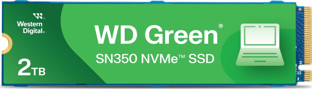 Disk SSD WD Green SN350, 2TB, M.2 2280 PCI-E x4 Gen3 NVMe
