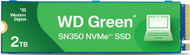 Disk SSD WD Green SN350, 2TB, M.2 2280 PCI-E x4 Gen3 NVMe Disk SSD WD Green SN350, 2TB, M.2 2280 PCI-E x4 Gen3 NVMe