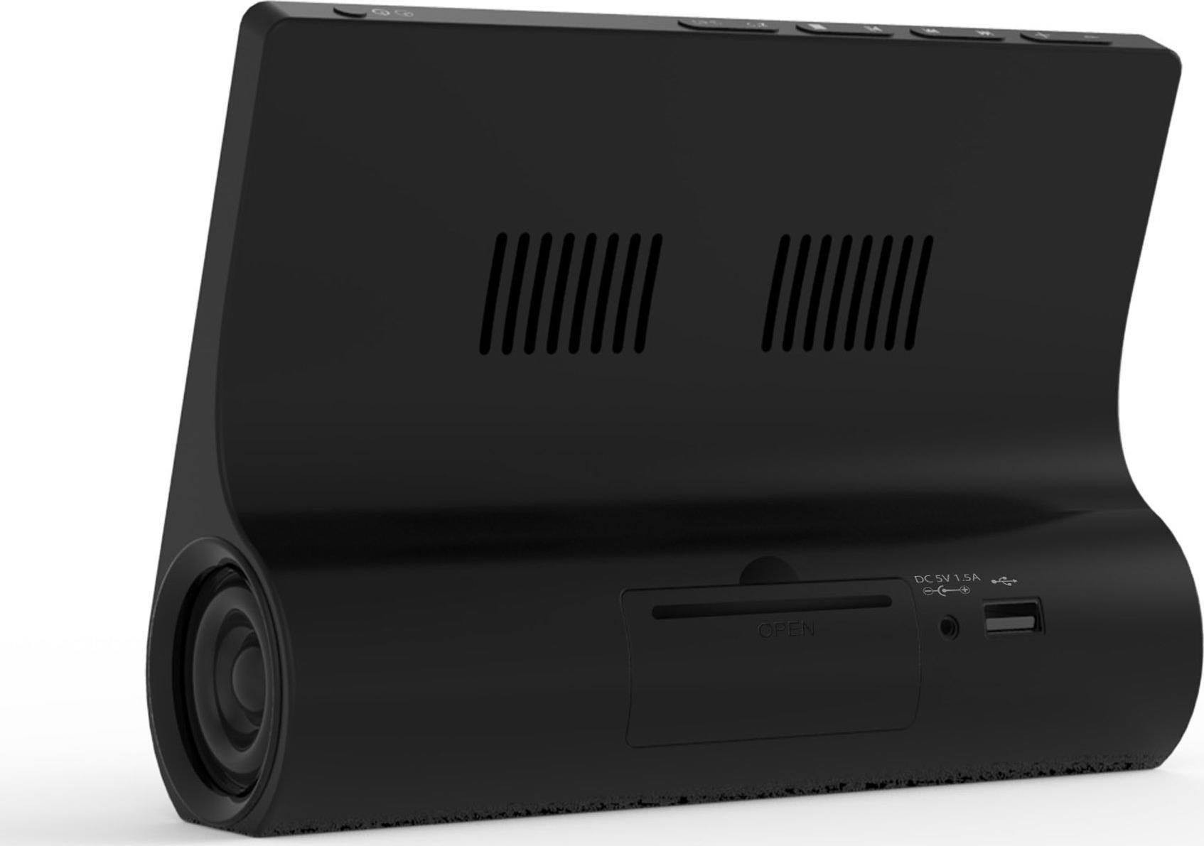 Stacion moti NASA WSP1300, ekran me ngjyra, radio FM dhe Bluetooth, i zi