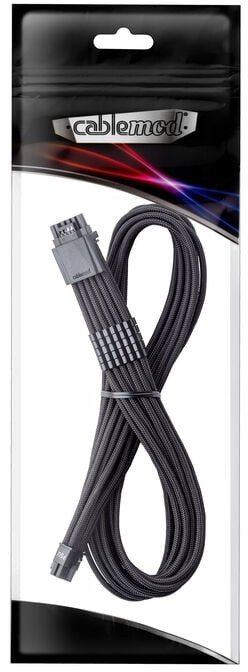 Kabllo energjie CableMod PRO ModMesh RT 12VHPWR, 12V-2x6 në 12V-2x6, për ASUS Seasonic Phanteks, e zezë