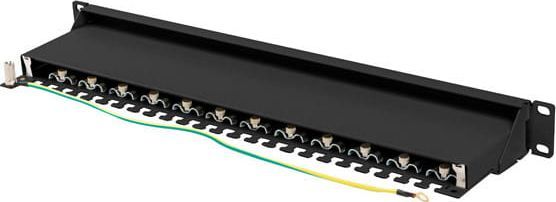 Patch panel Lanberg 1U, 19", 24x RJ-45, Cat.7, i zi