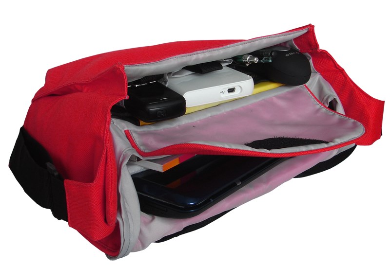 Çantë dore për laptop Addison ADD1301, 10.2", e kuqe