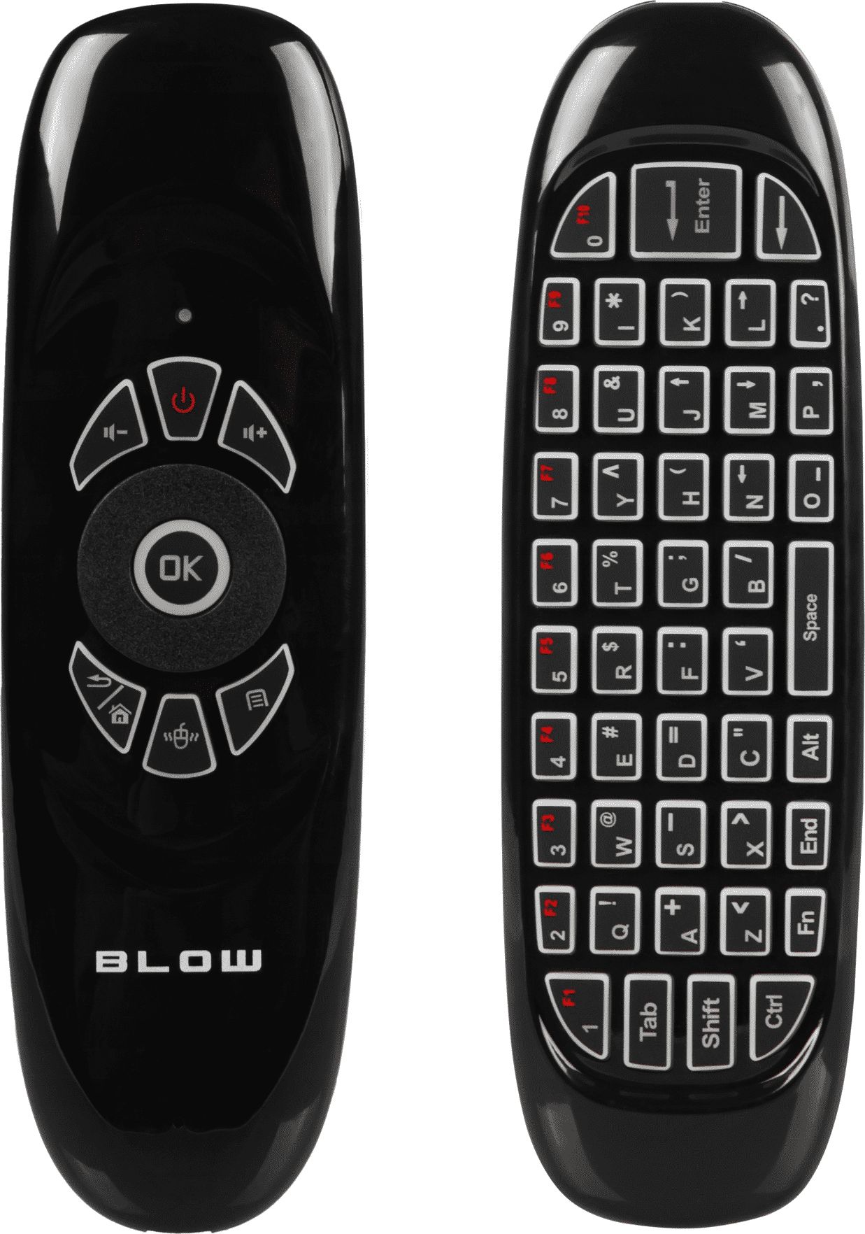 Pilot TV Blow KS-3, Air Mouse Bluetooth, tastierë QWERTY, i zi