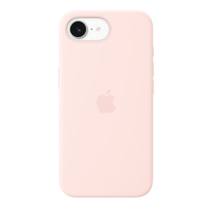 Apple iPhone 17e Silicone Case with MagSafe, Soft Pink