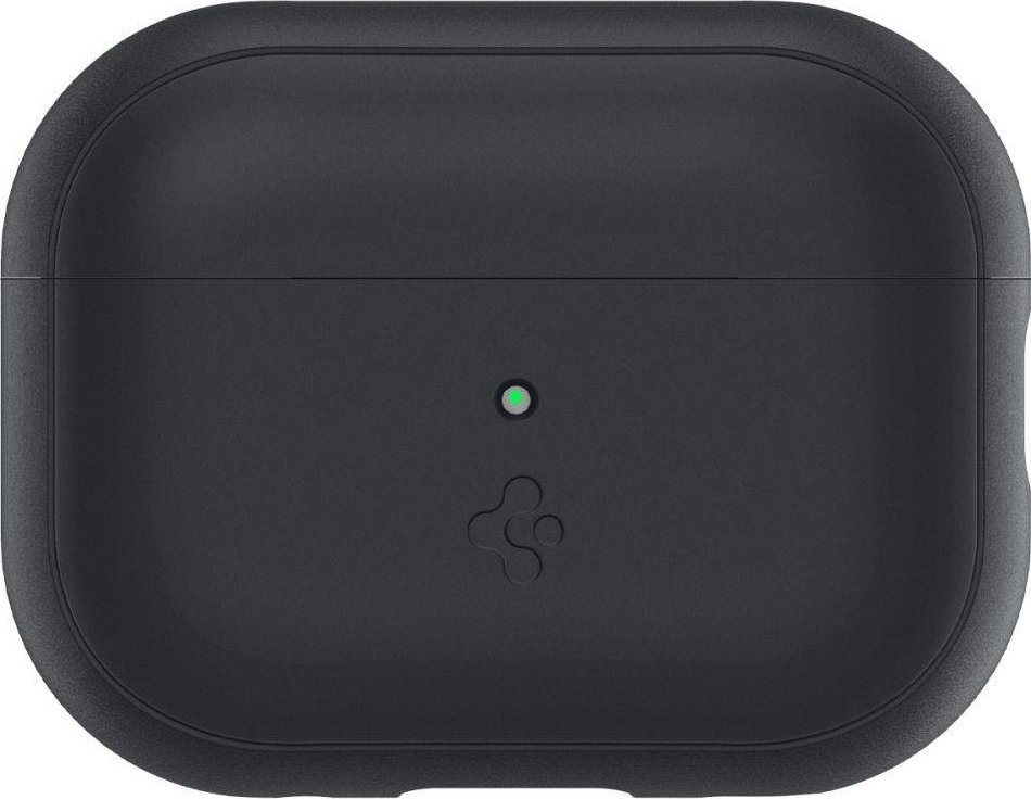 Mbulesë silikoni Spigen Silicone Fit Strap për Apple AirPods Pro 1 dhe 2, me rrip bartës, e zezë