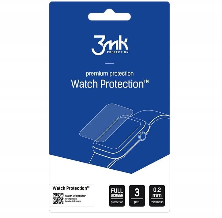 Xham mbrojtës orë 3mk Watch Protection FlexibleGlass, për Garmin Fenix 8 Pro 51mm, hibrid, transparent